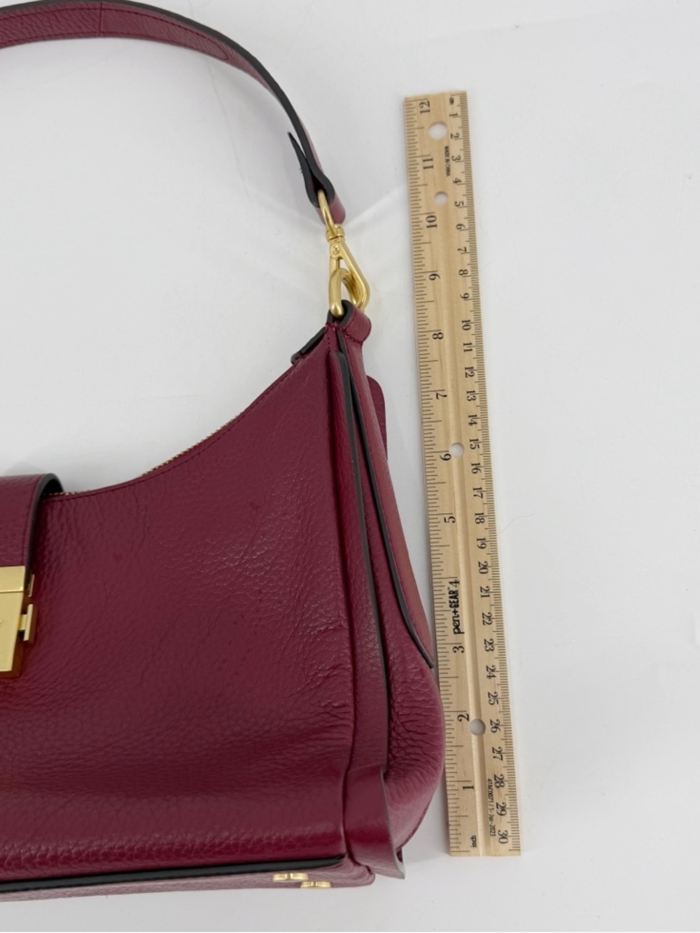 Radley London Sloane Street Medium Leather Shoulder Purse Cranberry Red - Picture 6 of 14